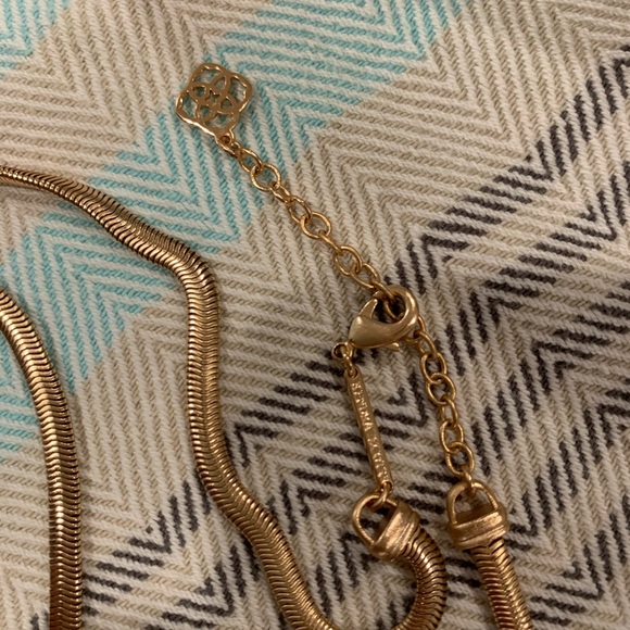 Kendra Scott Starla rose-gold long Y necklace - Picture 6 of 7